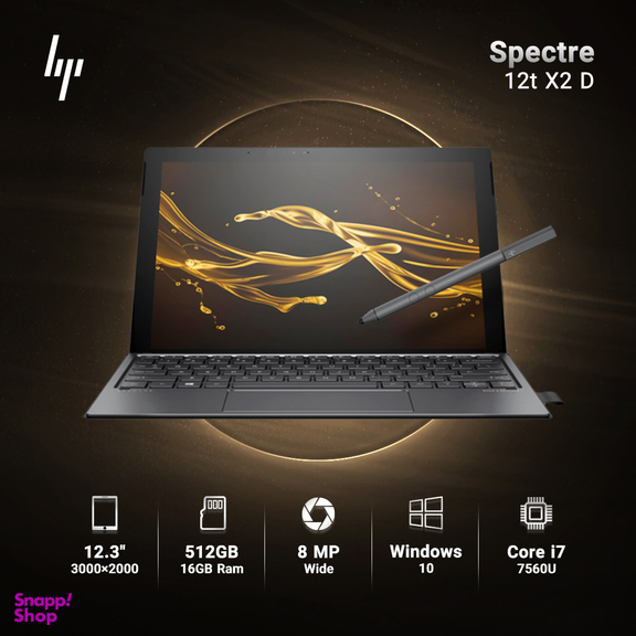 تبلت اچ پی مدل Spectre 12t X2 D ظرفیت 512 گیگابایت