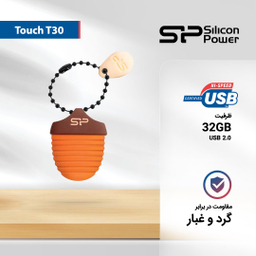 فلش مموری سیلیکون پاور مدل Touch T30 ظرفیت 32 گیگابایت