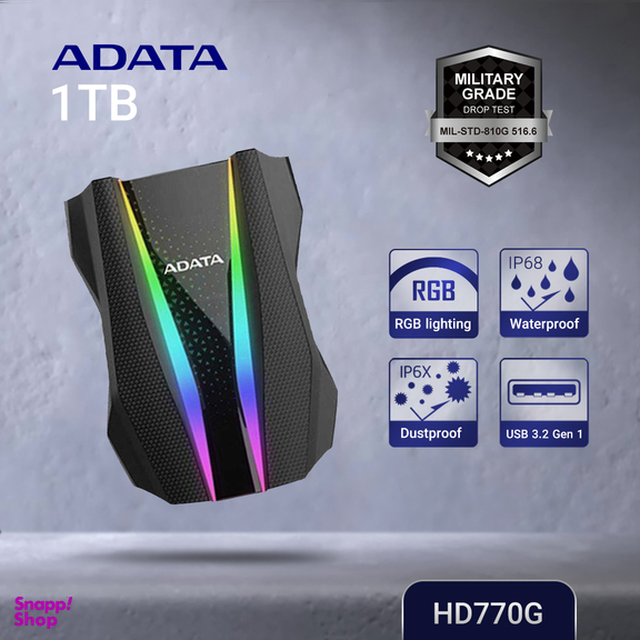 هارددیسک اکسترنال ای دیتا (A Data) مدل HD770G ظرفیت 1TB