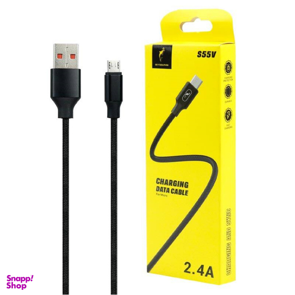 کابل تبدیل US‌B به microUSB اسکای دلفین (Sky Dolphin) مدل S55V طول 1 متر
