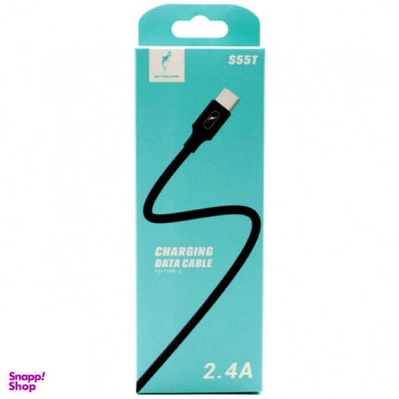 کابل تبدیل USB به Type-C اسکای دلفین مدل S55T طول 1 متر