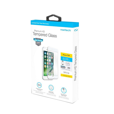محافظ صفحه نمایش شیشه‌ای نزتک مدل 3D FULL مناسب برای گوشی موبایل اپل Iphone 7 / 8 / SE2020