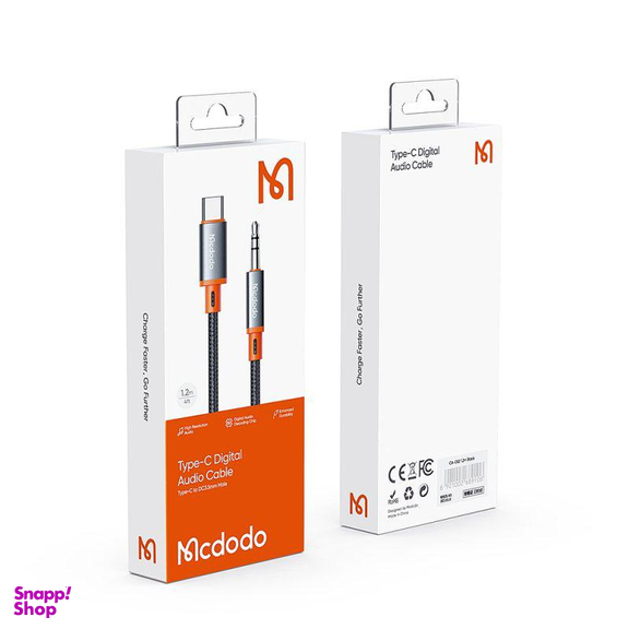 کابل تبدیل USB-C به AUX مک دودو مدل CA-0820 طول 120 سانتی متر