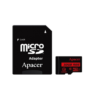کارت حافظه اپیسر (apacer) مدل microSDHC کلاس 10 استاندارد UHS-I U1 سرعت 85MBps