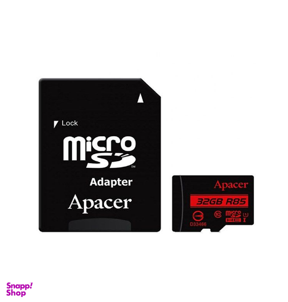 کارت حافظه اپیسر (apacer) مدل microSDHC کلاس 10 استاندارد UHS-I U1 سرعت 85MBps