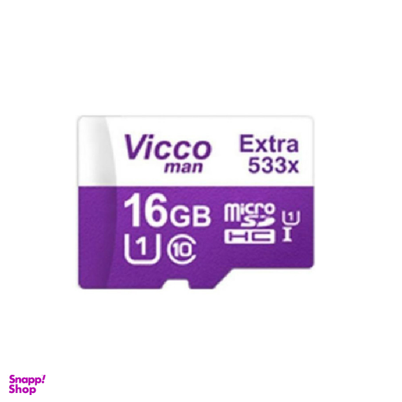 کارت حافظه microSDXC ویکومن مدل Extra 533X کلاس 10 استاندارد UHS-I U1 سرعت 80MBps ظرفیت 16گیگابایت