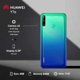 گوشی موبایل هوآوی (Huawei) مدل Y7p ظرفیت 64GB رم 4GB