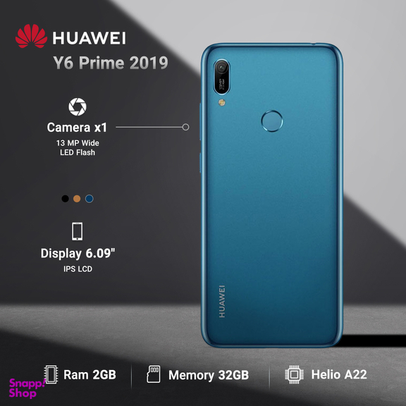 گوشی موبایل هواوی (Huawei) مدل Y6 Prime 2019 ظرفیت 32 گیگابایت