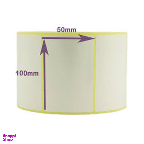 لیبل برچسب کاغذی کد 002 سایز 100 × 50 بسته 1000 عددی