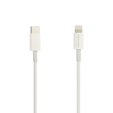 کابل تبدیل USB-C به لایتنینگ دبلیو یو دبلیو مدل X123 طول 1 متر