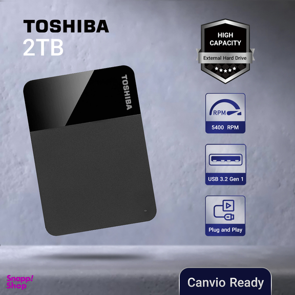 هارد اکسترنال توشیبا (Toshiba) مدل Canvio Ready ظرفیت 2TB