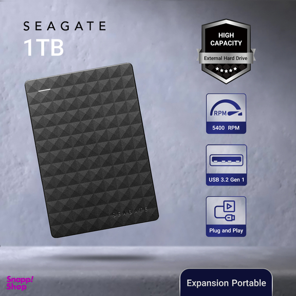 هارد اکسترنال سیگیت مدل Expansion Portable Stea1000400 ظرفیت 1 ترابایت