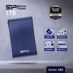 هارد اکسترنال سیلیکون پاور (Silicon Power) مدل Armor A80 ظرفیت 1TB