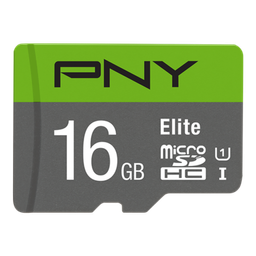 کارت حافظه microSDHC پی ان وای مدل Elite کلاس 10 استاندارد UHS-I U1 سرعت 85MBs ظرفیت 16 گیگابایت به همراه آداپتور SD