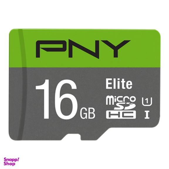 کارت حافظه microSDHC پی ان وای مدل Elite کلاس 10 استاندارد UHS-I U1 سرعت 85MBs ظرفیت 16 گیگابایت به همراه آداپتور SD