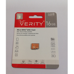 کارت حافظه microSDHC وریتی مدل Ultra کلاس 10 استاندارد UHS-I U1 سرعت 95MBps ظرفیت 16 گیگابایت