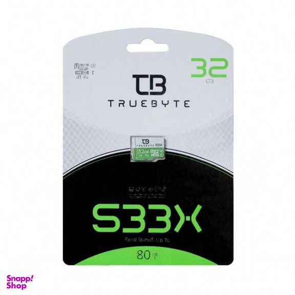 کارت حافظه microSD HC تروبایت مدل 533X-A1-V30 کلاس 10 استاندارد UHS-I U3 سرعت 85MBps ظرفیت 32 گیگابایت