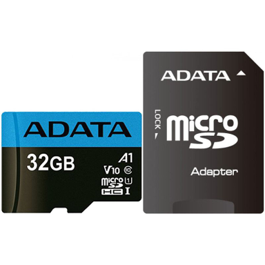کارت حافظه microSDHC ای دیتا مدل Premier V10 A1 کلاس 10 استاندارد UHS-I سرعت 100MBps ظرفیت 32 گیگابایت