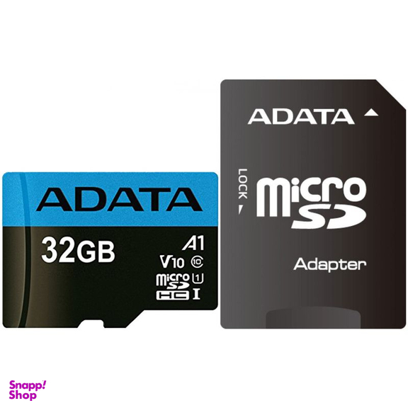 کارت حافظه microSDHC ای دیتا مدل Premier V10 A1 کلاس 10 استاندارد UHS-I سرعت 100MBps ظرفیت 32 گیگابایت