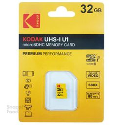 کارت حافظه microSDHC کداک مدل Premium Performance C10 استاندارد UHS-I U1 سرعت 85MBps ظرفیت 32Gb