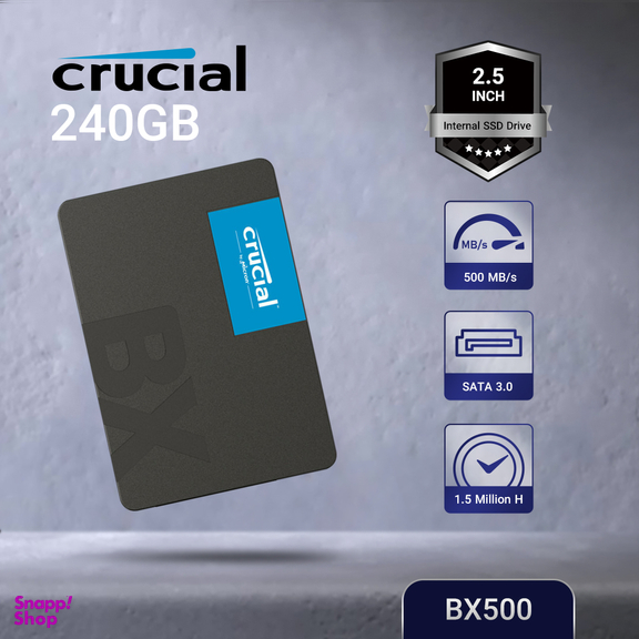 حافظه SSD اینترنال کروشیال (Crucial) مدل BX500 ظرفیت 240 گیگا بایت