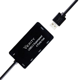 هاب چهار پورت USB 3٫0 وریتی (VERITY) مدل H407