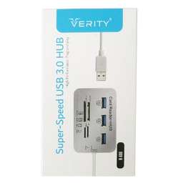 هاب سه پورت USB 3.0 وریتی مدل H408