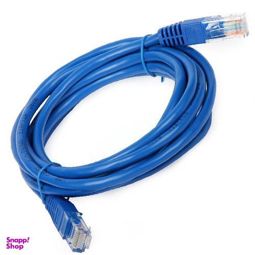 کابل شبکه Cat5 اورنج (orange) کد 003 طول 3 متر