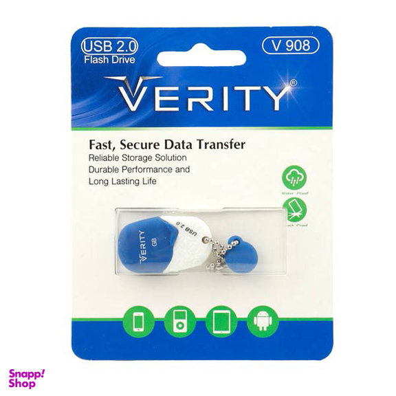 فلش مموری وریتی (VERITY) مدل V 908 ظرفیت 32 گیگابایت