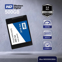 اس اس دی اینترنال وسترن دیجیتال (Western Digital) مدل Blue WDS500G2B0A ظرفیت 500 گیگابایت