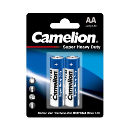 باتری قلمی کملیون (Camelion) مدل Super Heavy Duty بسته 2 عددی