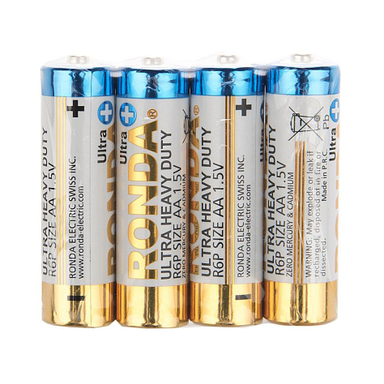 باتری قلمی روندا مدل Ultra Plus Ultra Heavy Duty بسته 4 عددی