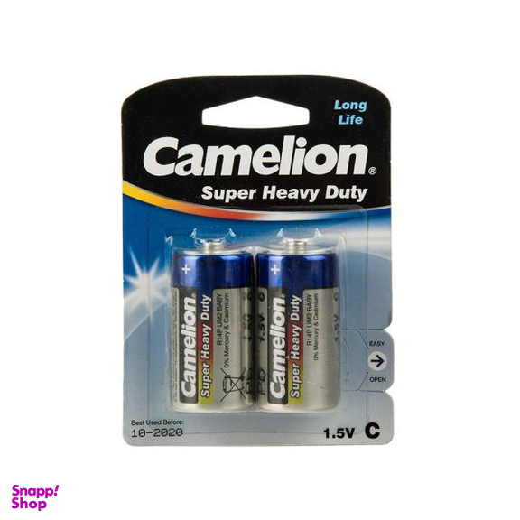 باتری کملیون مدل Super Heavy Duty سایز C بسته 2 عددی