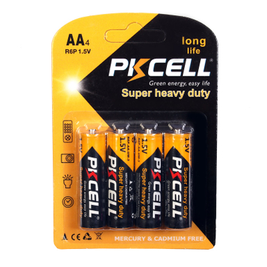 باتری نیم قلمی پیکسل (Pikcell) مدل Extra Heavy Duty بسته 4 عددی