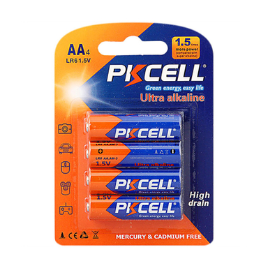 باتری نیم قلمی پیکسل (Pikcell) مدل اولترا آلکالاین بسته 4 عددی