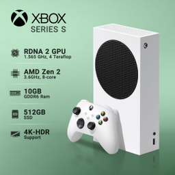 کنسول بازی ایکس باکس مایکروسافت مدل XBox Series S ظرفیت 512 گیگابایت