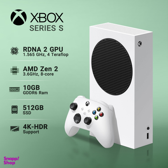 کنسول بازی ایکس باکس مایکروسافت مدل XBox Series S ظرفیت 512 گیگابایت