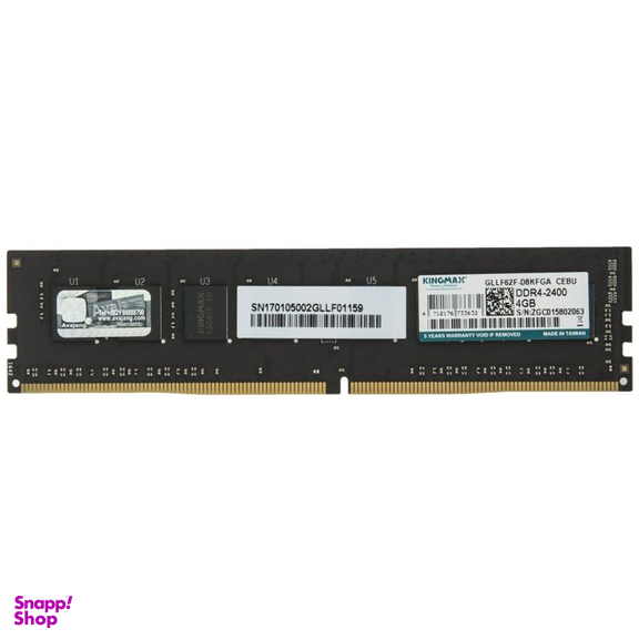 رم دسکتاپ DDR4 تک کاناله 2400 مگاهرتز کینگ مکس ظرفیت 4 گیگابایت