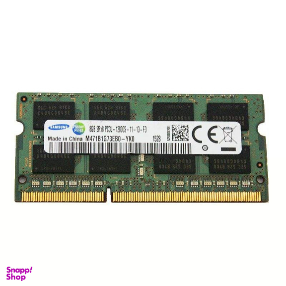 رم لپ تاپ DDR3L تک کاناله 1600 مگاهرتز CL11 سامسونگ مدل PC3L ظرفیت 8 گیگابایت