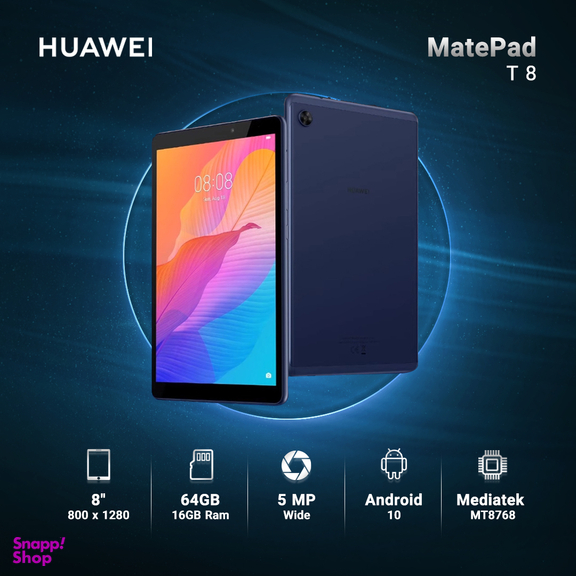 تبلت هوآوی (Huawei) مدل T8 ظرفیت 16 گیگابایت و رم 64 گیگابایت