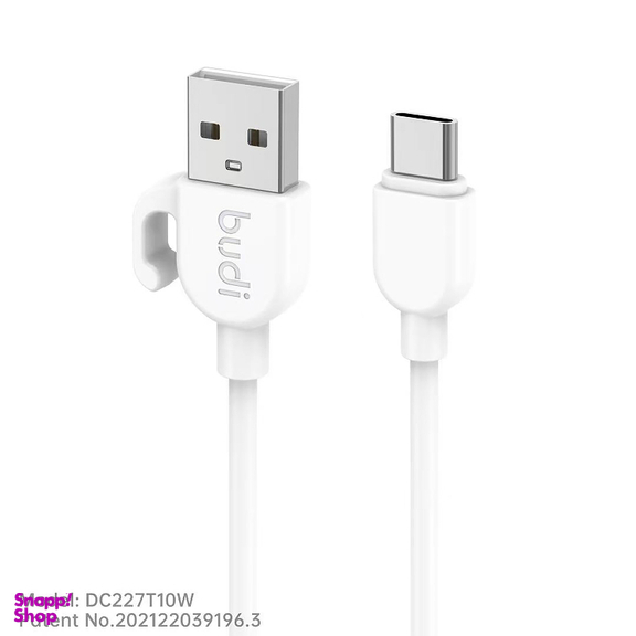 کابل شارژ Type-C بودی (Budi) طول 1 متر