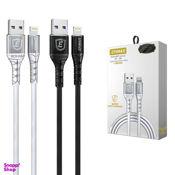 کابل تبدیل USB به لایتنینگ اپیمکس مدل EC-28 طول 1 متر