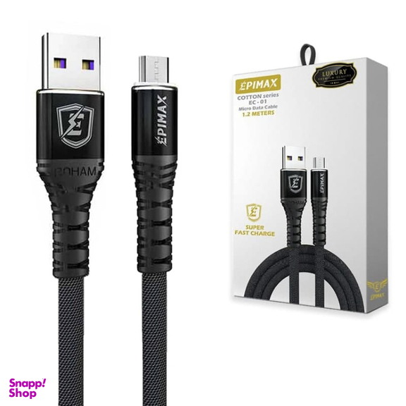 کابل تبدیل USB به Microusb اپیمکس مدل EC-01 طول 1٫2 متر