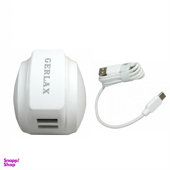 شارژر دیواری جرلکس مدل GA-21 به همراه کابل TYPE-C