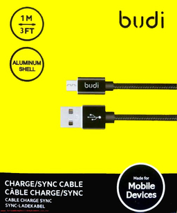 کابل تبدیل USB به microUSB بودی مدل 002 طول 1 متر