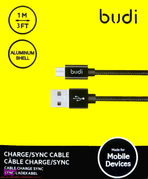 کابل تبدیل USB به microUSB بودی مدل 002 طول 1 متر