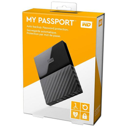 هارد اکسترنال وسترن دیجیتال مدل My Passport Wdbyvg0010Bbk-Wesn ظرفیت 1 ترابایت