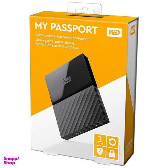 هارد اکسترنال وسترن دیجیتال مدل My Passport Wdbyvg0010Bbk-Wesn ظرفیت 1 ترابایت