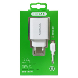 شارژر دیواری جرلکس مدل GA-19F به همراه کابل Microusb