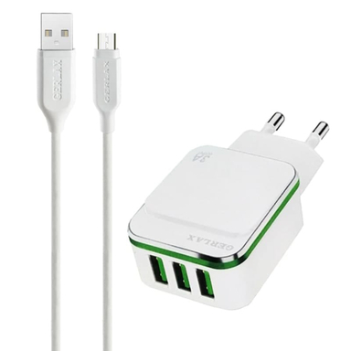 شارژر دیواری جرلکس مدل GA-11 به همراه کابل Microusb